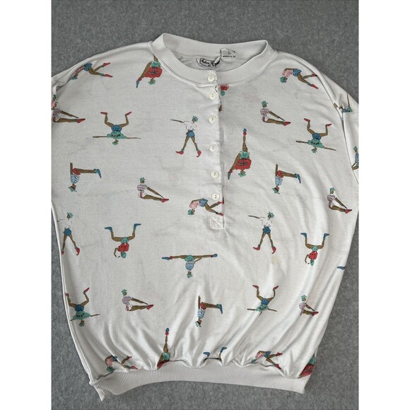 Vintage Andrew St. John Sweatshirt Exercise Jazzercize 1980’s 1990’s Medium Read - Picture 2 of 12